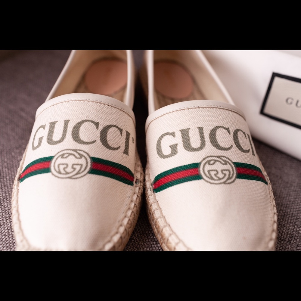 Gucci canvas espadrille, size 6.5 new with tags!!! - Picture 6 of 8